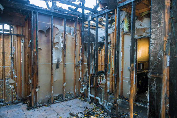 Professional Fire Damage Removal technician working in Warrensville Heights, OH